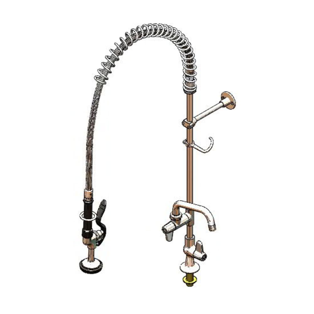 064-5PR1S06 Deck Mount Prerinse Unit, Single Hole w/ 6" Add-On-Faucet