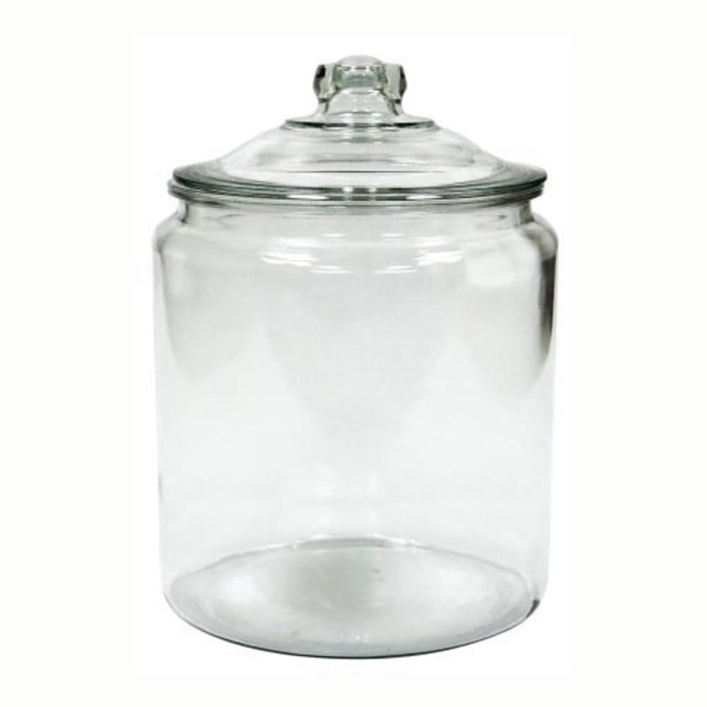 Anchor 69372MN 2 Gallon Heritage Hill Storage Jar - Glass, Clear