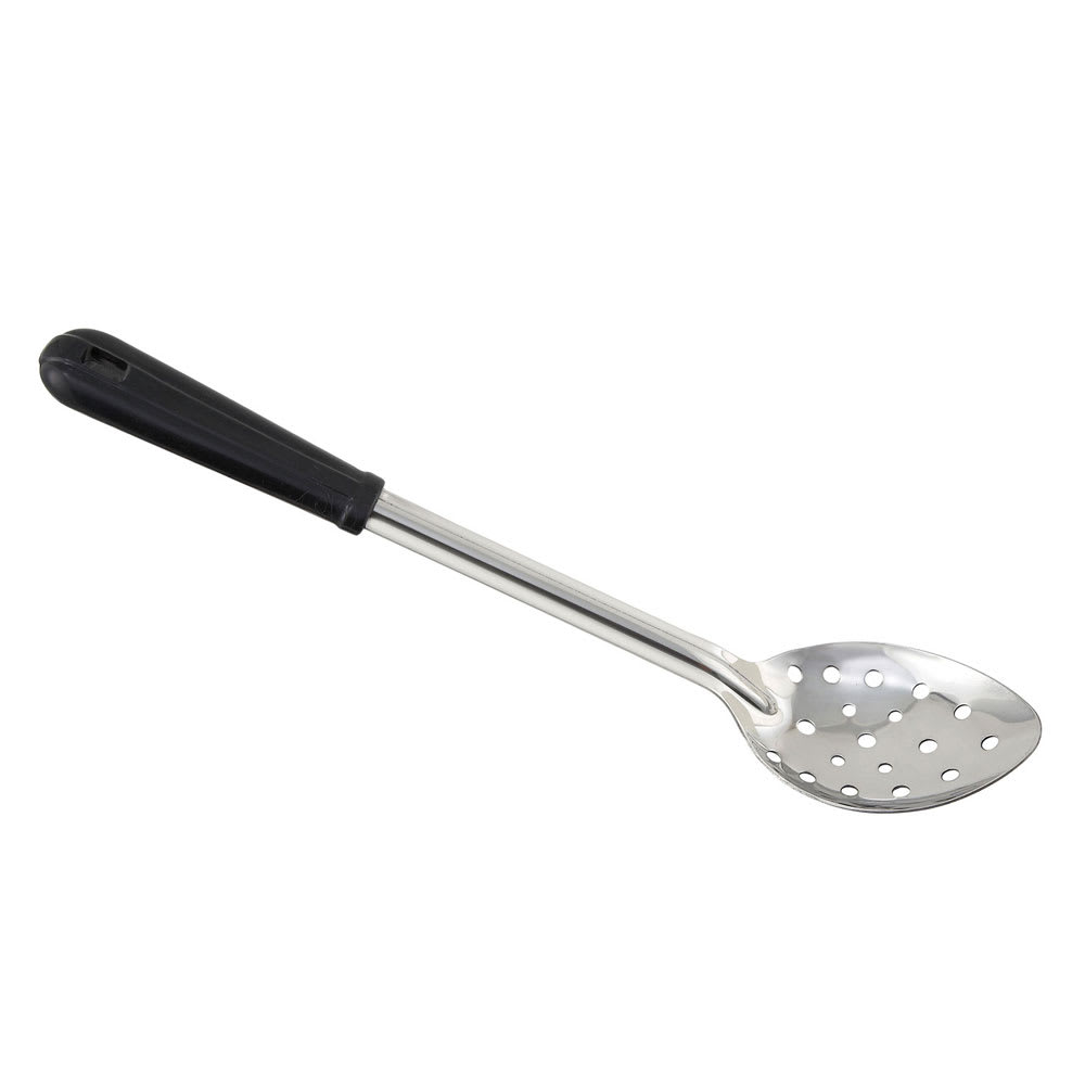 080-BSPB13 13" Perforated Basting Spoon w/ Black Bakelite Handle, Stainless