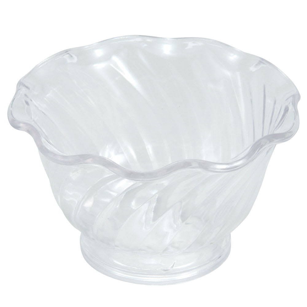 080-ICC5C 5 oz Ice Cream/Berry Dish - Plastic, Clear