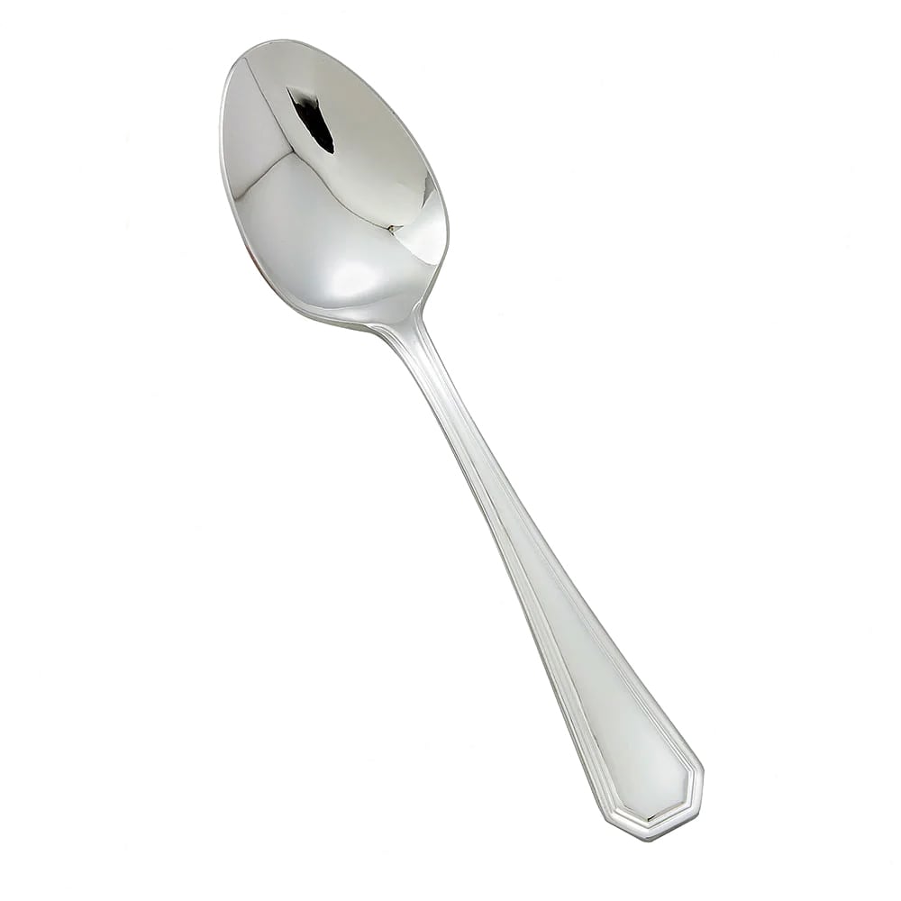 Winco 0035-03 7 3/8" Dinner Spoon with 18/8 Stainless Grade, Victoria Pattern