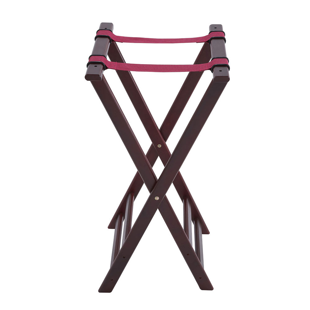 080-TR34W 32" Tray Stand, Mahogany