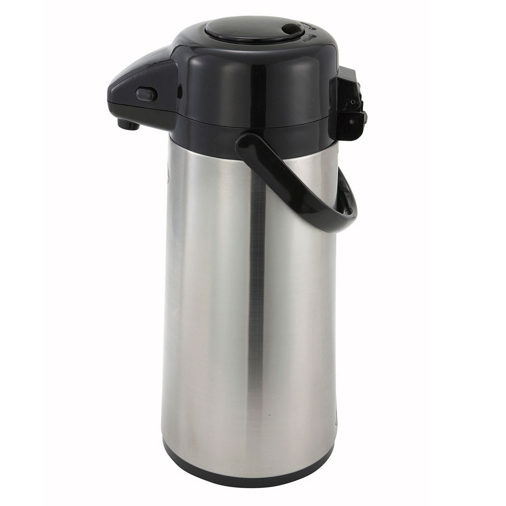080-AP522 2 1/5 Liter Push Button Airpot, Glass Liner