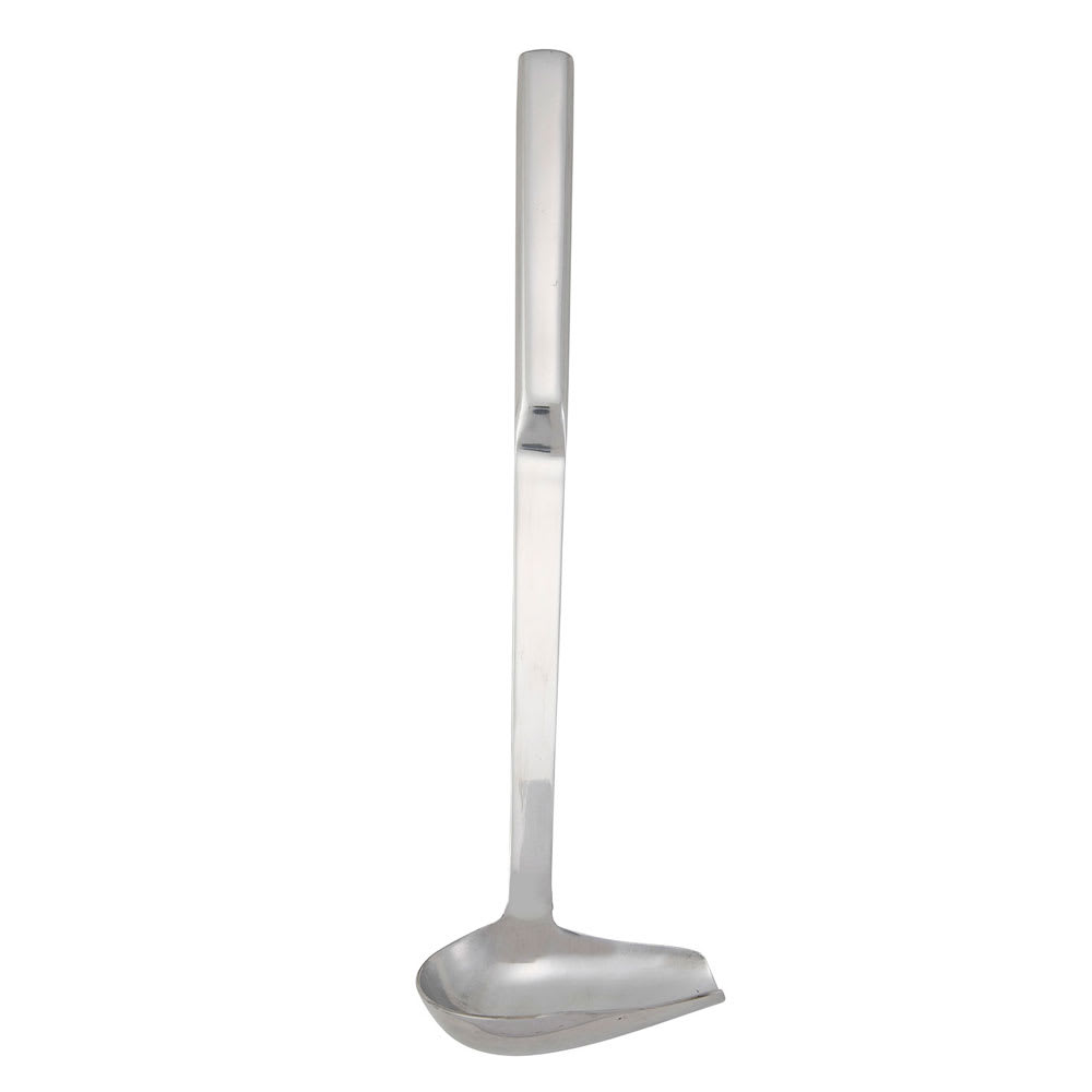 080-BWSP1 1 oz Ladle w/ Spout - Stainless Steel