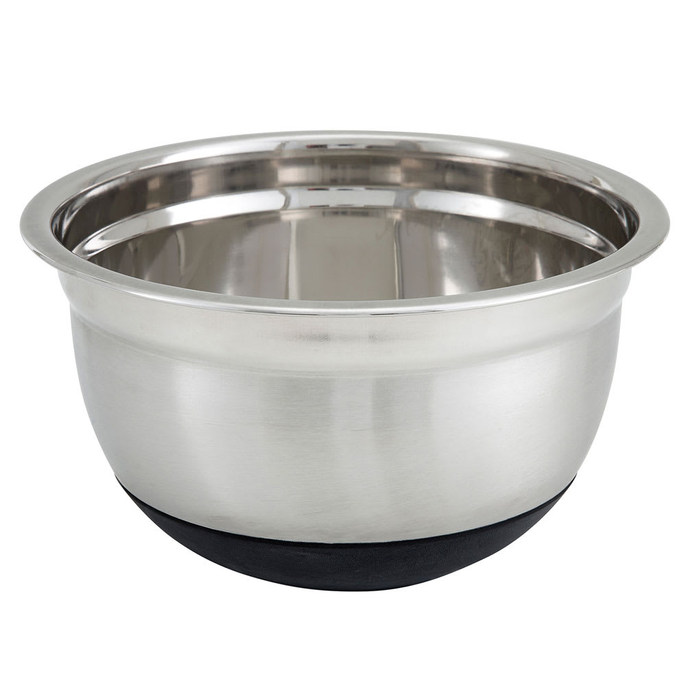 080-MXRU150 1 1/2 qt German Mixing Bowl w/ Mirror Finish Stainless, Non Slip Silicon Base