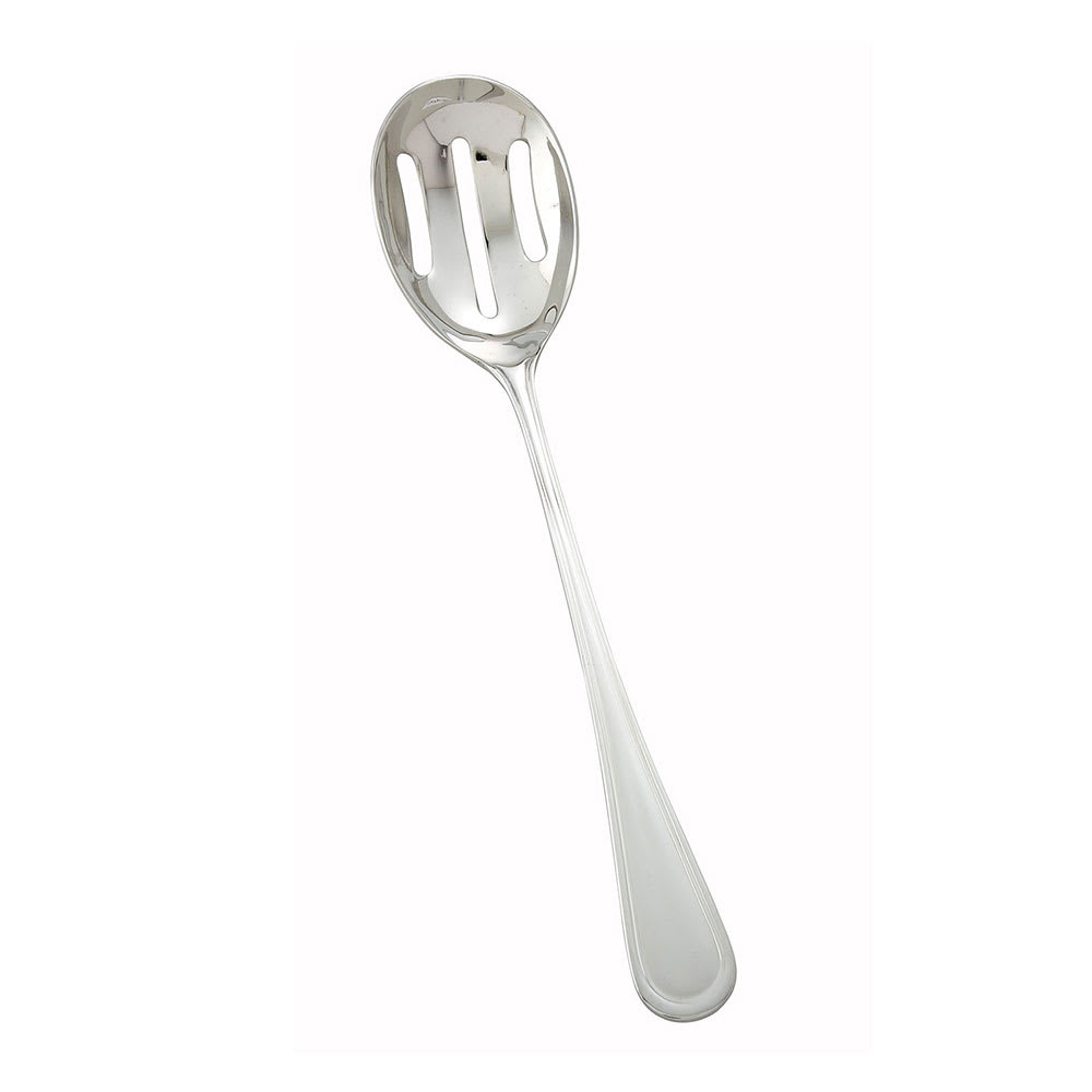 080-003024 Slotted Spoon, 11 1/4"L, 18/8 Stainless Steel, Extra Heavy, Shangarila