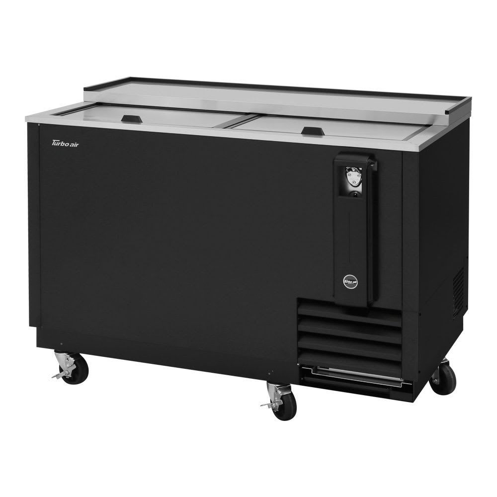 083-TBC50SBN6 50" Forced Air Bottle Cooler - Holds (432) 12 oz Bottles, Black, 115v