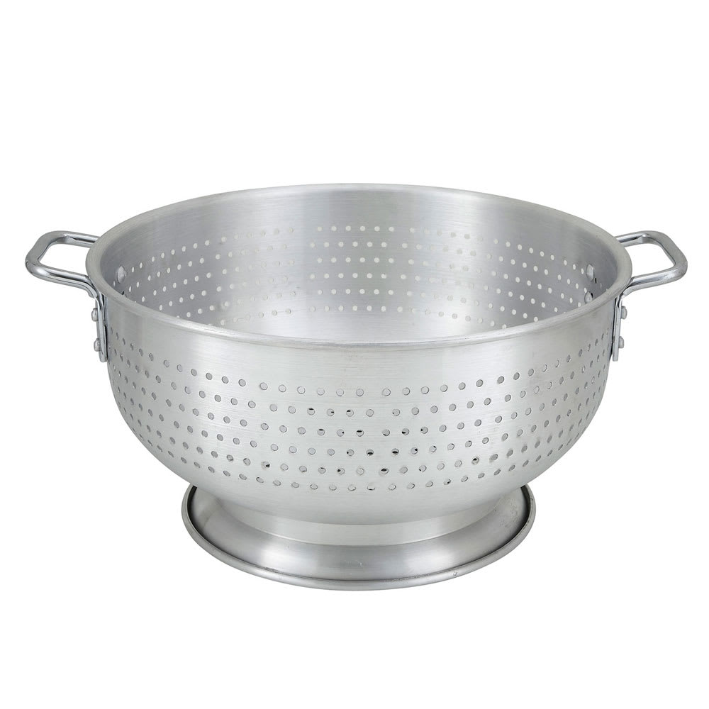 080-ALO8BH 8 qt Colander w/ 12" Bowl Diameter, Aluminum