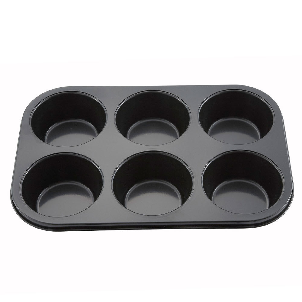 080-AMF6NS 6 Compartment Muffin Pan w/ Non-Stick Coating, Aluminum