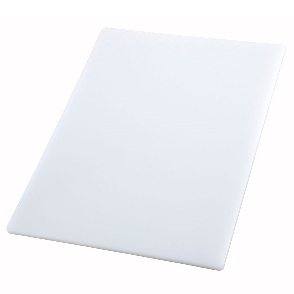 Winco CBWT-1830 White 18 x 30 x 1/2 Cutting Board