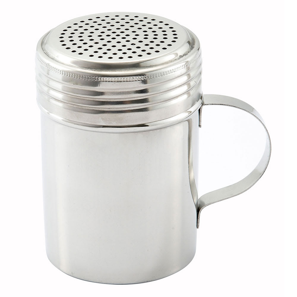 080-DRG10 10 oz Dredge w/ Handle, Stainless
