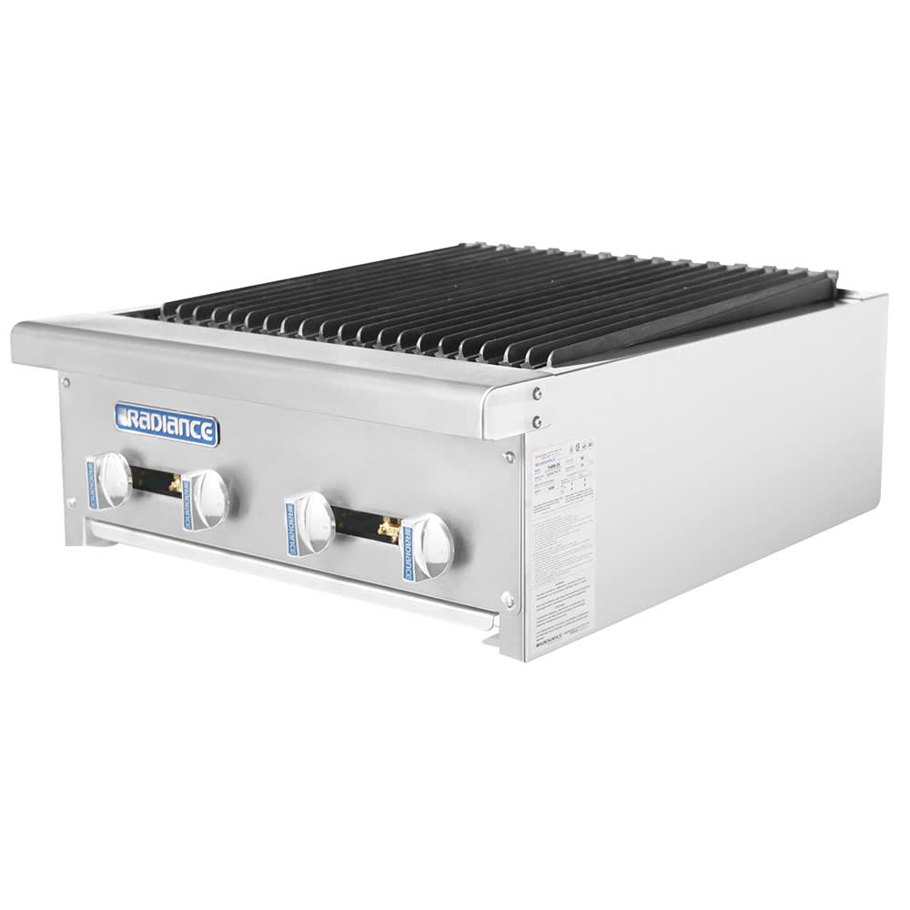 083-TARB24NG 24" Countertop Charbroiler w/ Manual Controls, Convertible