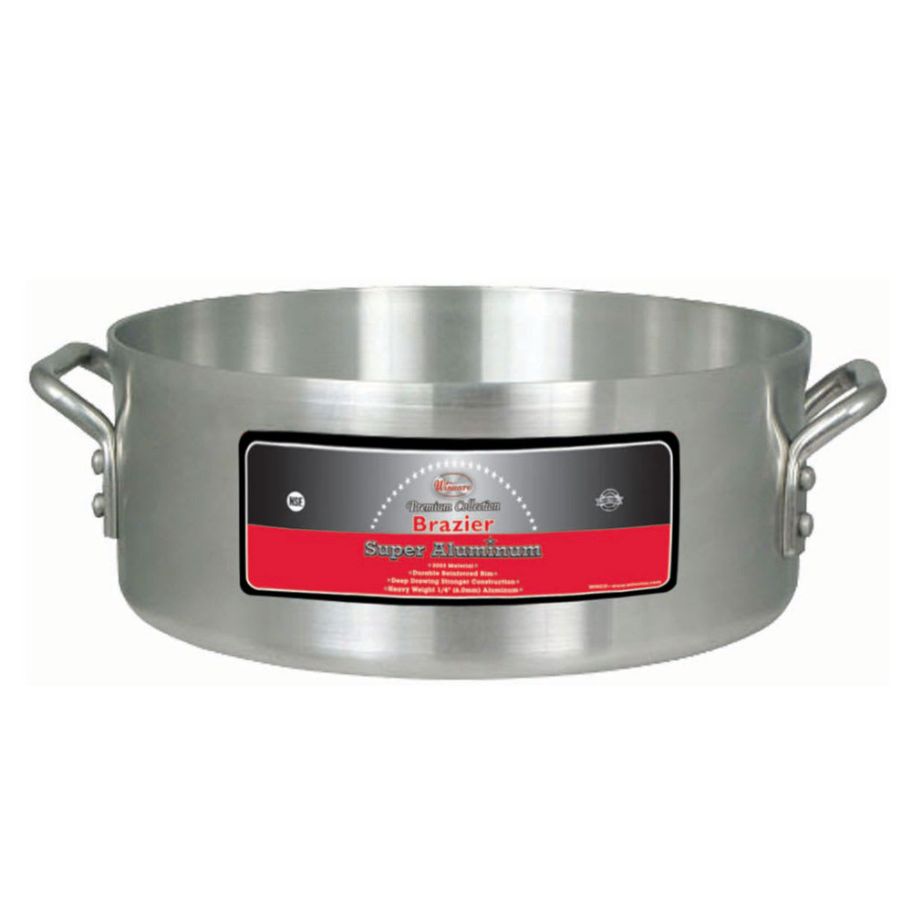 080-AXHB28 28 qt Aluminum Braising Pot