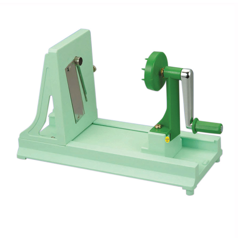 080-VTS3G Plastic Spiral Food Slicer, Vegetables, Manual