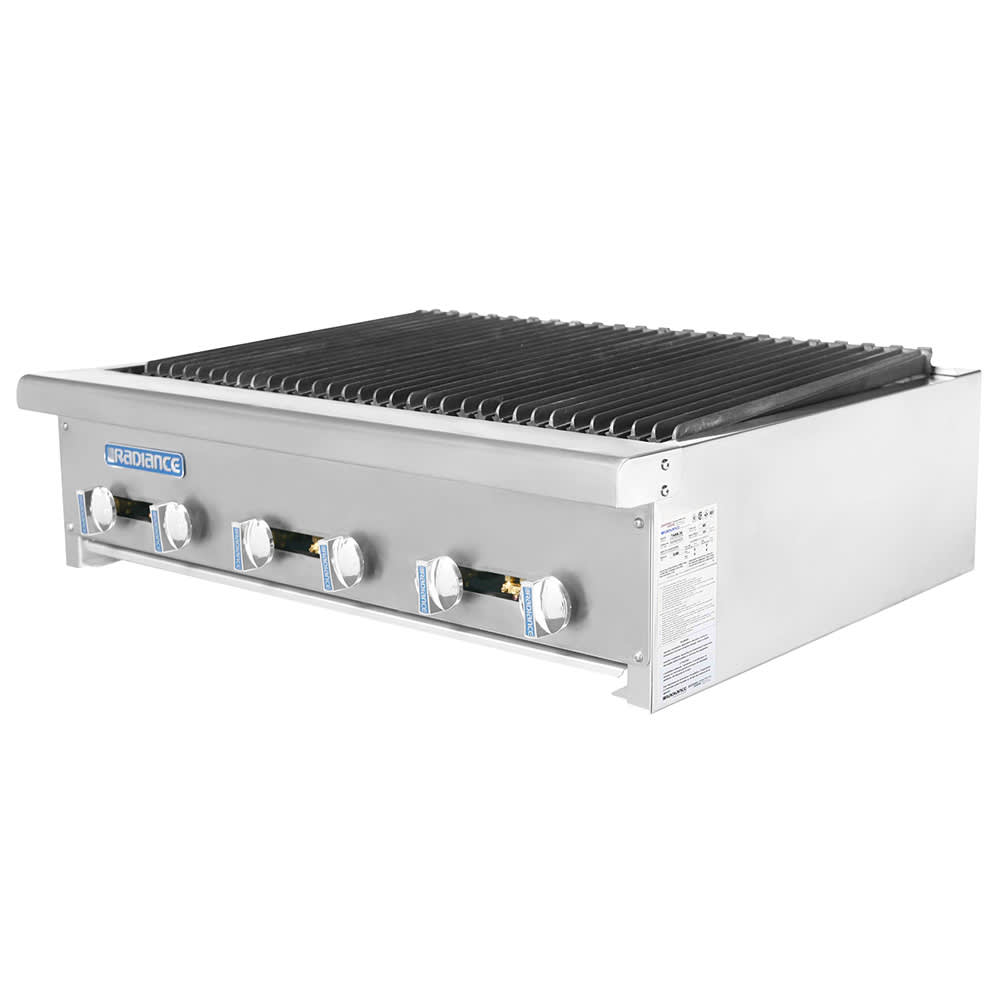 083-TARB36LP 36" Countertop Gas Charbroiler w/ Cast Iron Grates, Liquid Propane