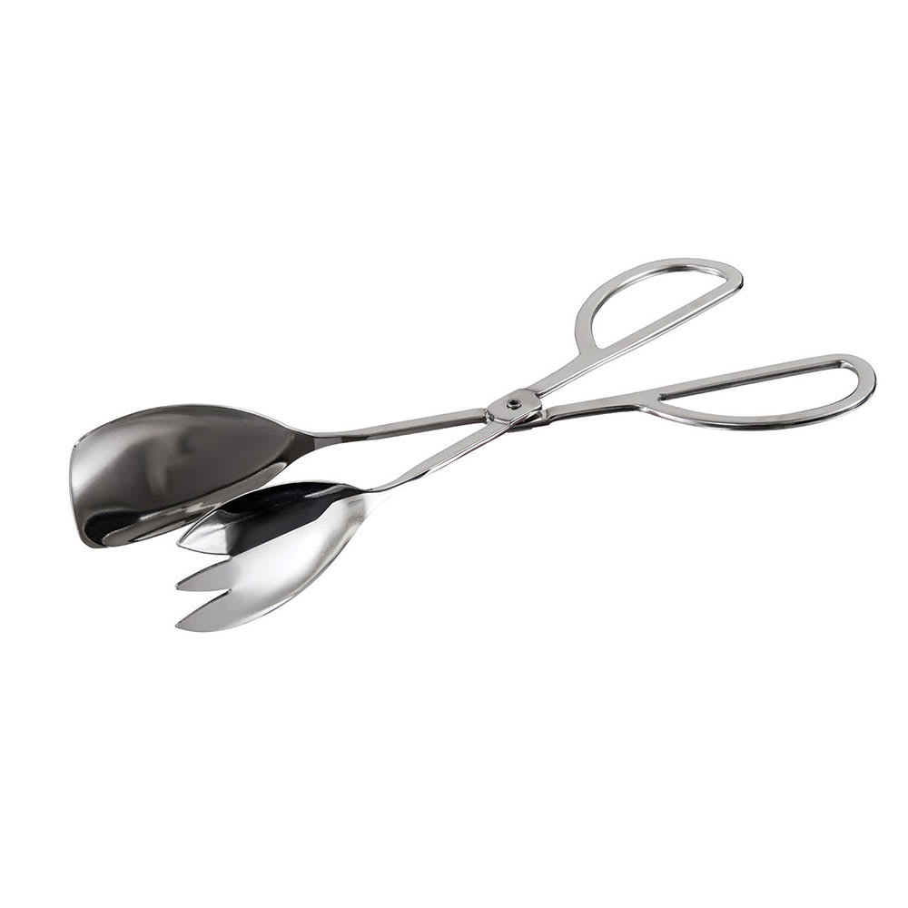 080-ST105SF 10 1/2"L Stainless Salad Tongs
