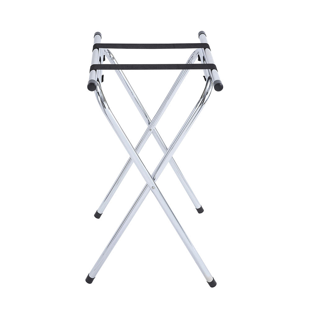 080-TSY1A 31" Tray Stand w/ Bar, Chrome