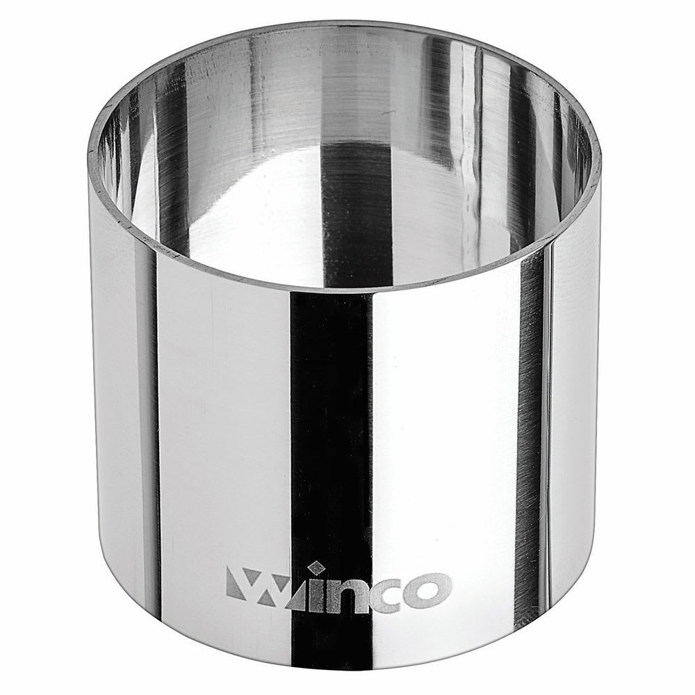 080-SPM21R Round Pastry Mold - 2" x 1 3/4", Stainless