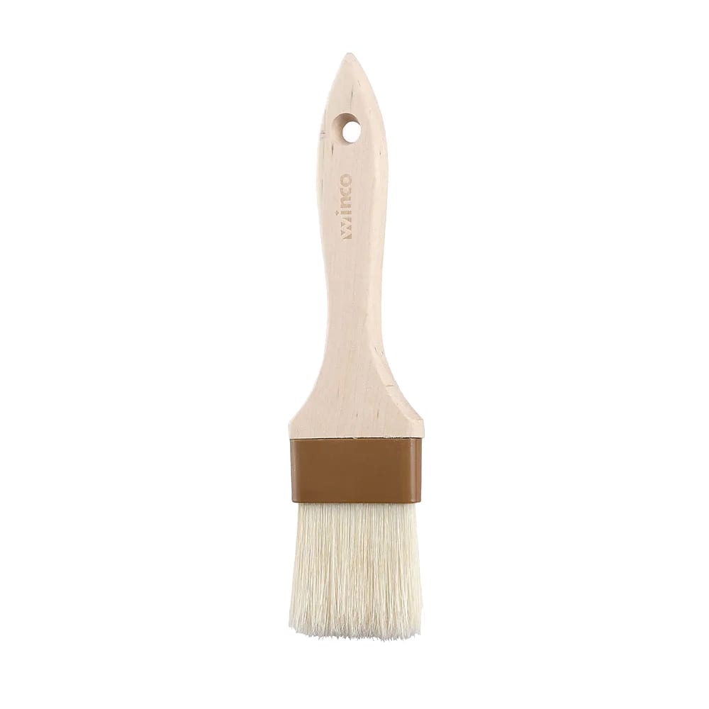 Choice 1 W Natural Bristle Pastry / Basting Brush with Plastic Handle