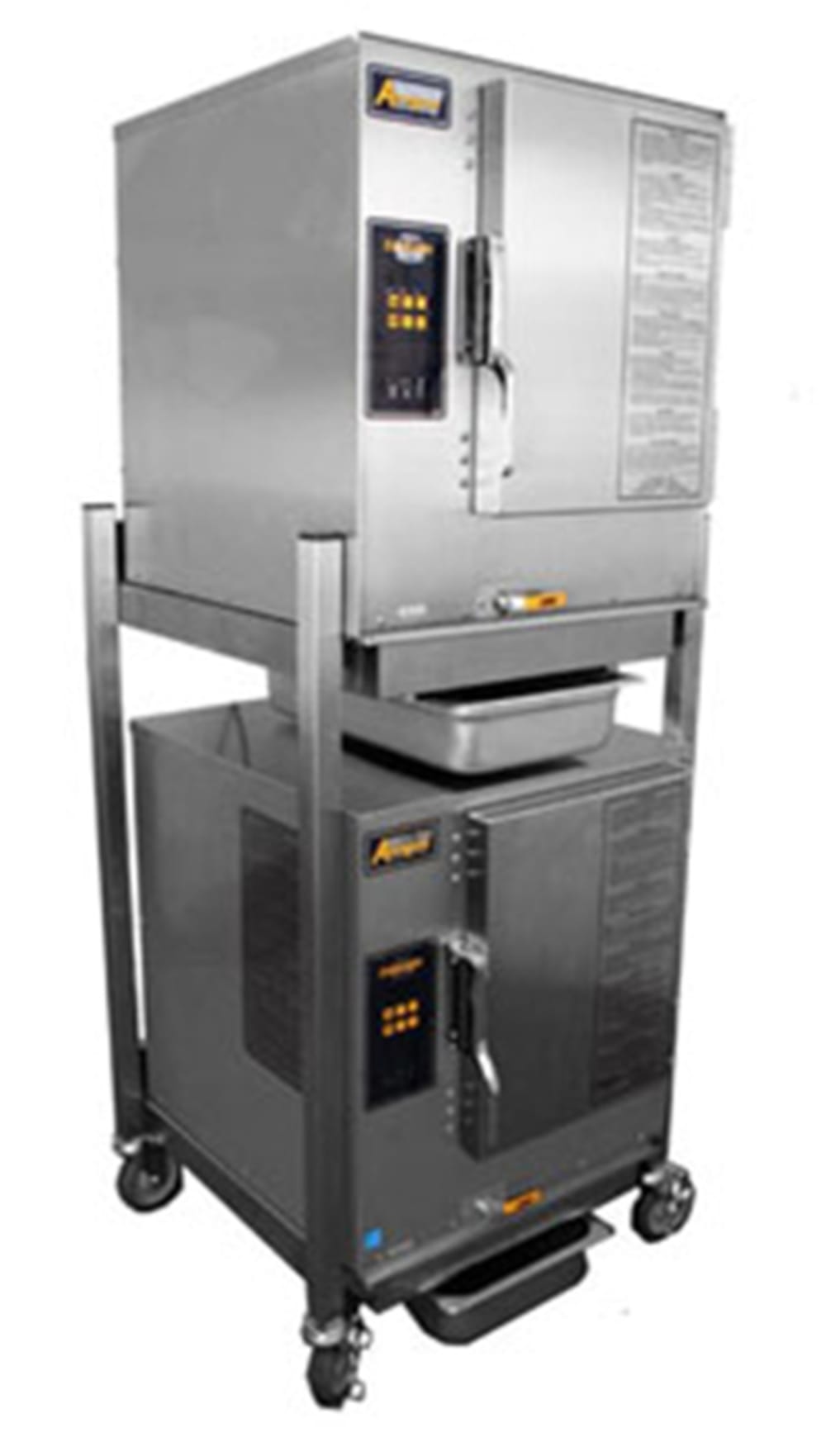087-N61201D060DBL (12) Pan Convection Steamer - Holding Capability, Natural Gas