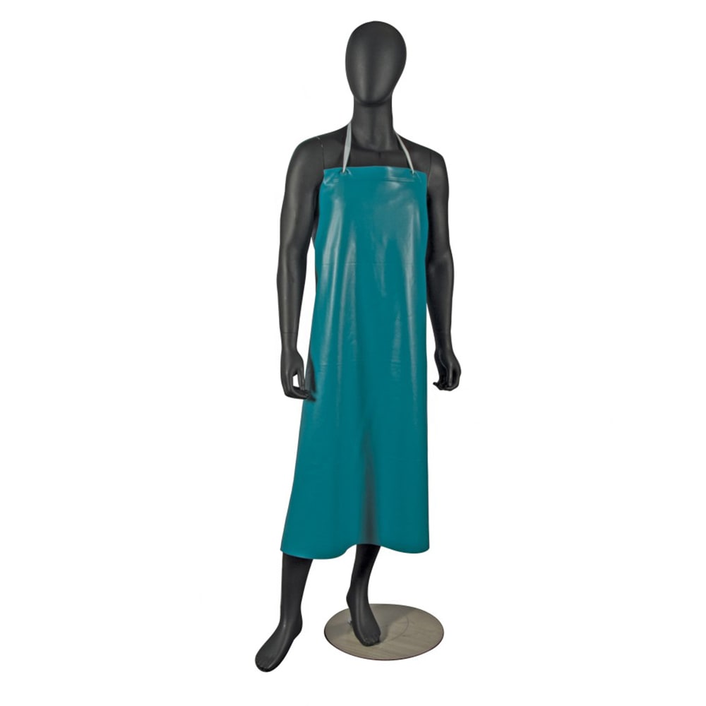 094-614DVA20GN Vinyl Dishwashing Apron - 45" x 36", Green