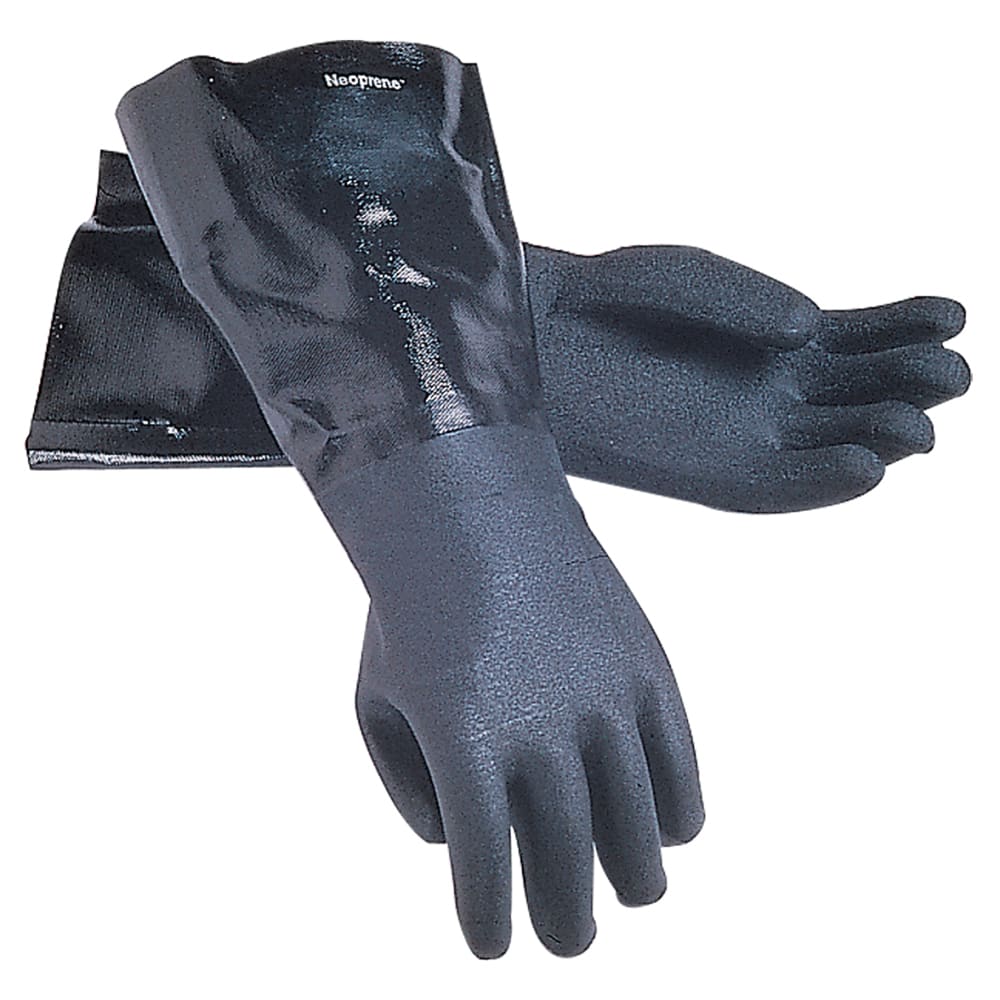 San Jamar 1214 Neoprene Dishwashing Glove - 14 - Lined