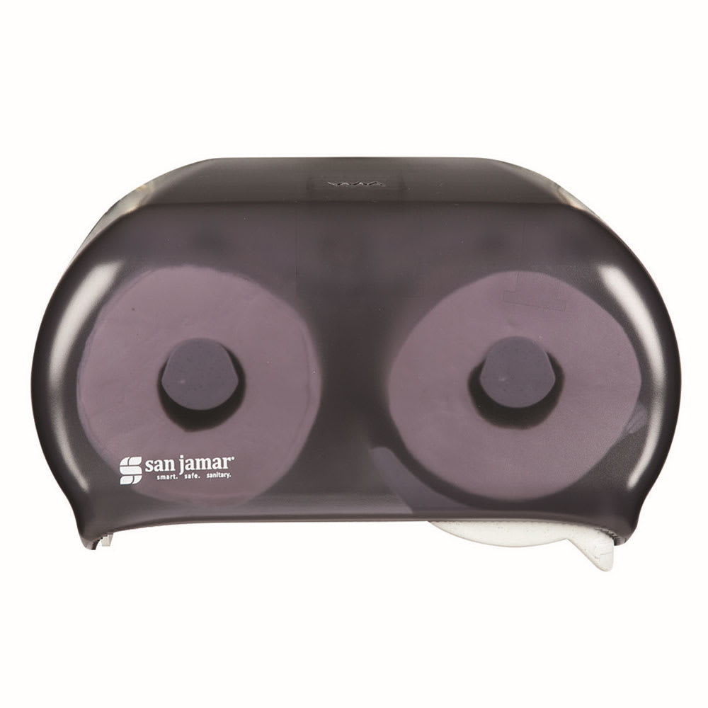 094-R3600TBK Classic Versatwin Bath Tissue Dispenser, (2) 5 1/2" Rolls, Trans Black Pearl