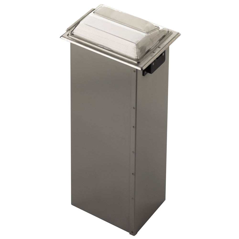 094-H2001CLSS In-Counter 750 Fullfold Napkin Dispenser, Clear/Satin Stainless
