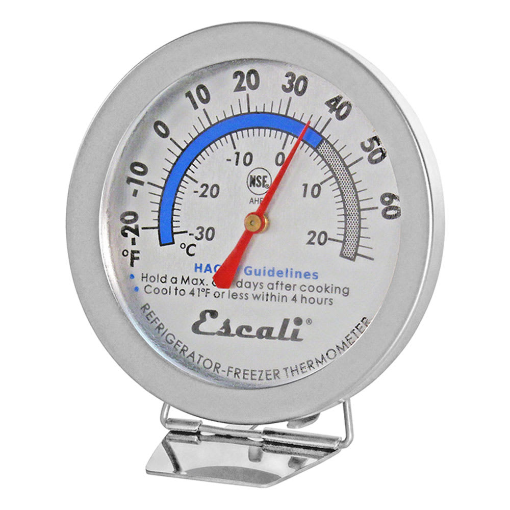 Escali THDLRFSS Refrigerator/Freezer Thermometer, NSF
