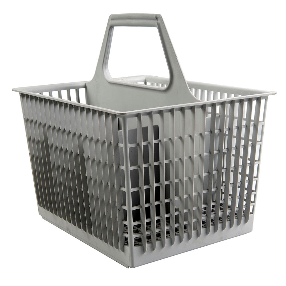 099-073201000801 6 Compartment Flatware Basket for Model 10 - Plastic, Gray