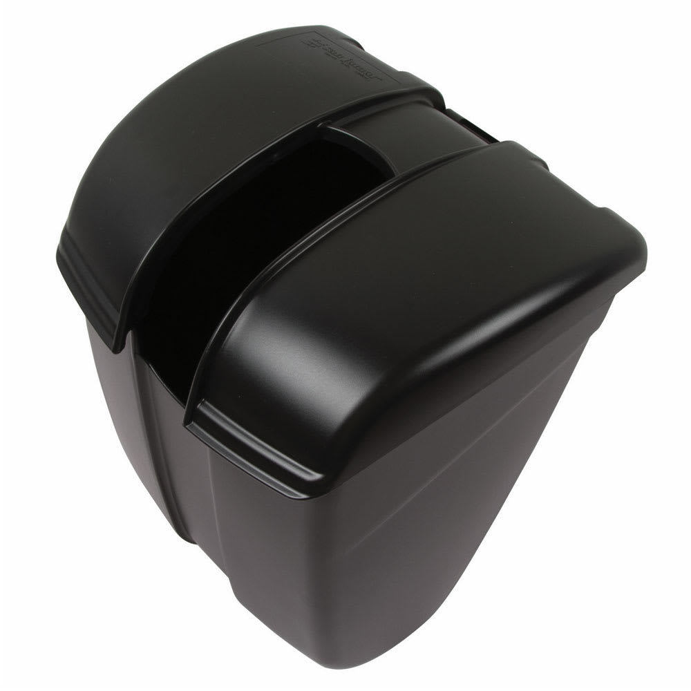094-SI2000BK Saf-T-Ice® Ice Bin Scoop Holder - 9 1/8" x 8", HDPE Plastic