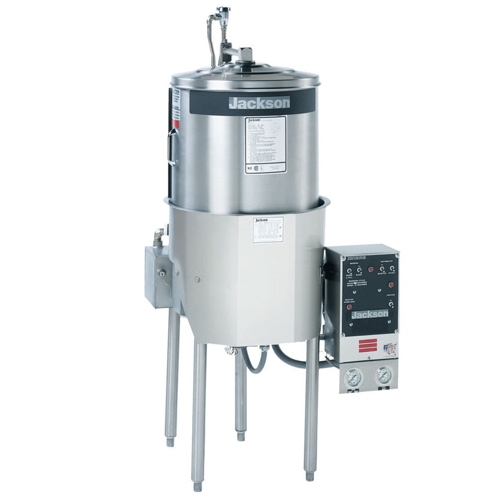 099-10AB High Temp Round Dishwasher w/ 45 Racks/hr Capacity, Built-in Booster, 208v/1ph