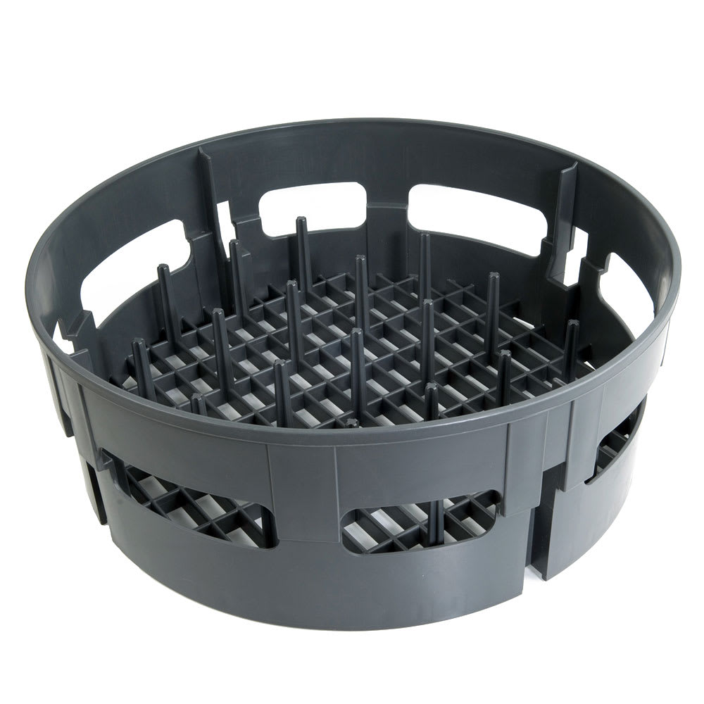 099-073201000901 17 1/2" Round Peg Rack for Model 10 - Plastic, Gray