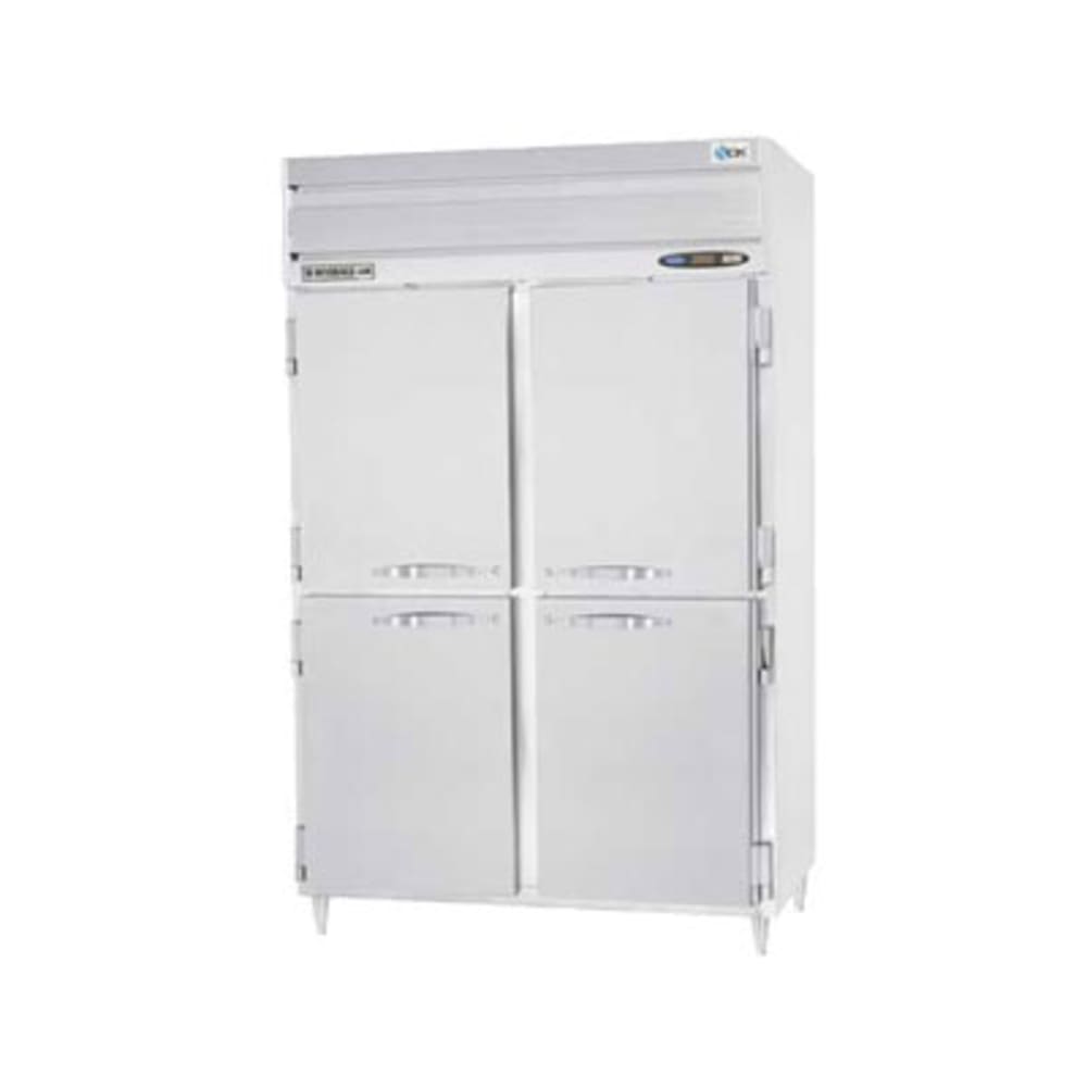 118-PRF24241AHS02 52" Two Section Commercial Refrigerator Freezer, Solid Doors, Top Compress...