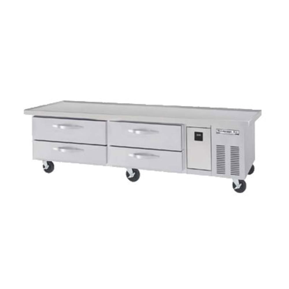 118-WTRCS84189 89" Work Top Refrigerator w/ (2) Sections & (4) Drawers, 115v