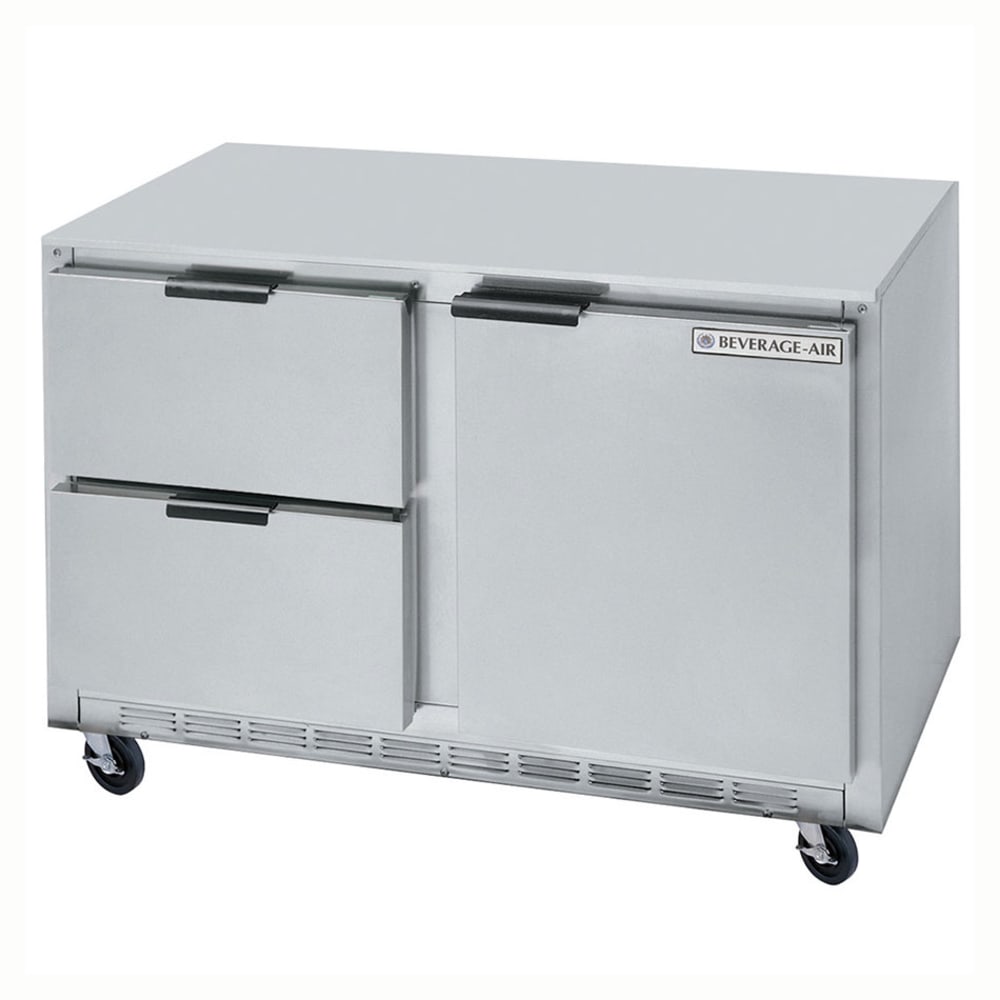 118-UCRD60A2 17.1-cu ft Undercounter Refrigerator w/ (2) Sections, (2) Drawers & (1) Door, 11...