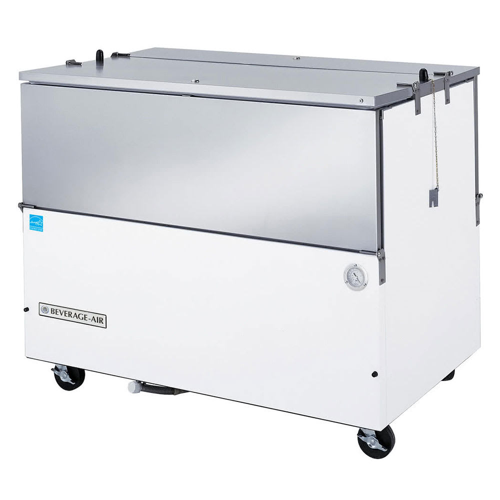118-ST49NW02 Milk Cooler w/ Dual Access - (768) Half Pint Carton Capacity, 115v