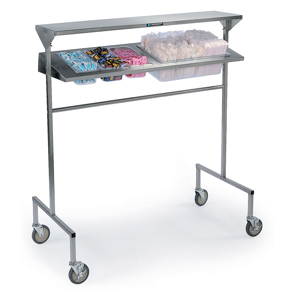 121-2600 Mobile Tray Starter Station For Full, Half & 1/3 Size Pans