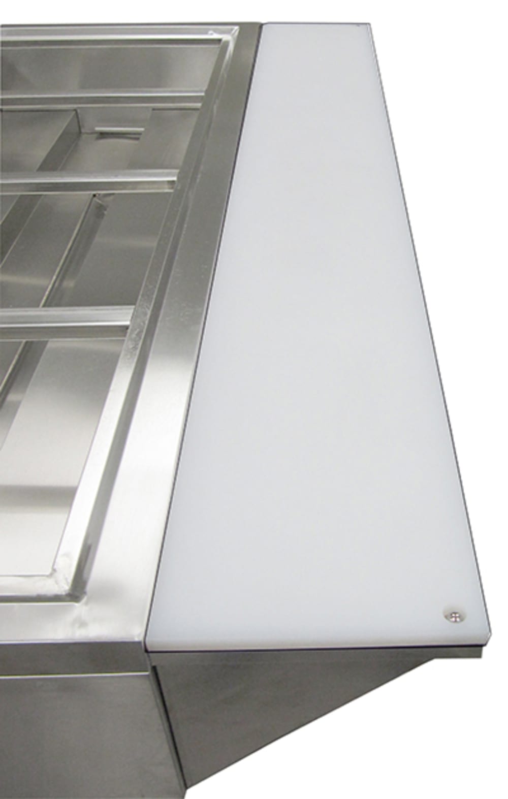 Adcraft EST-240/PCB Poly Cutting Board and Stainless Steel Shelf for EST-240