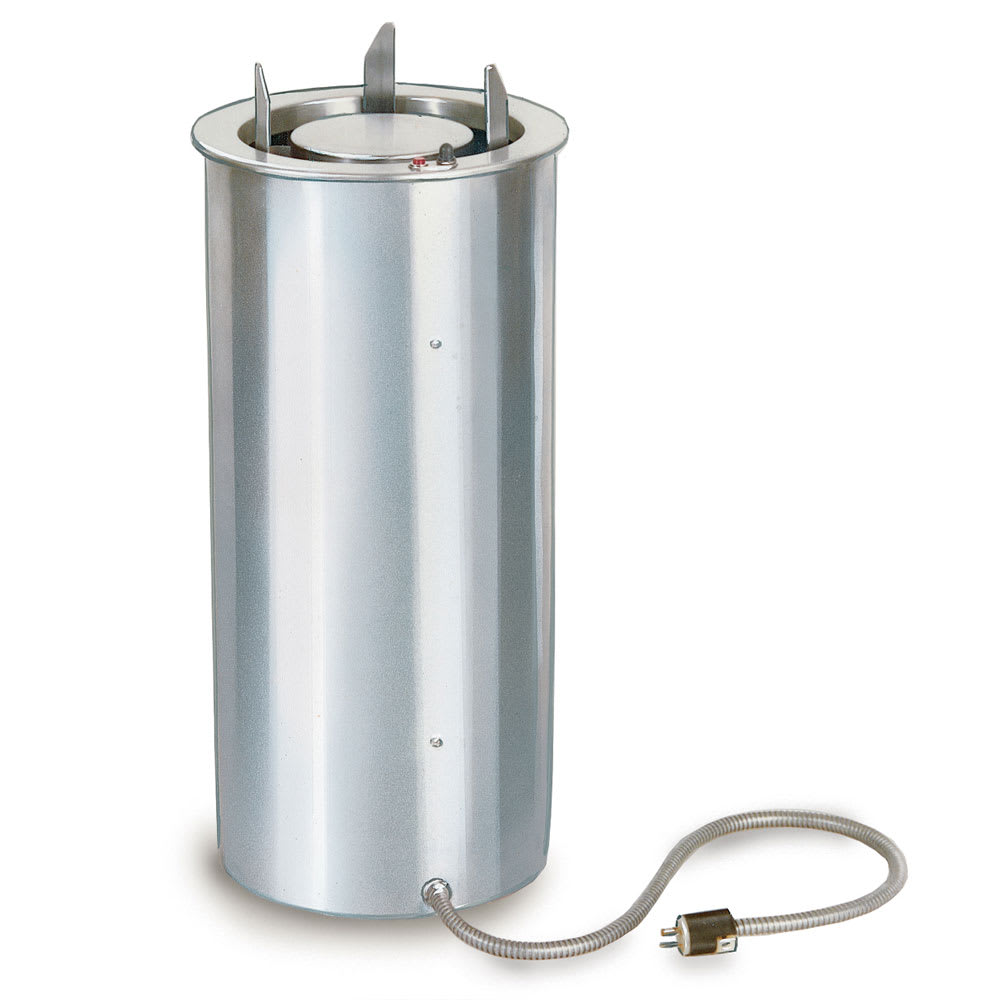 121-934 16" Heated Drop In Dish Dispenser - Stainless, 120v