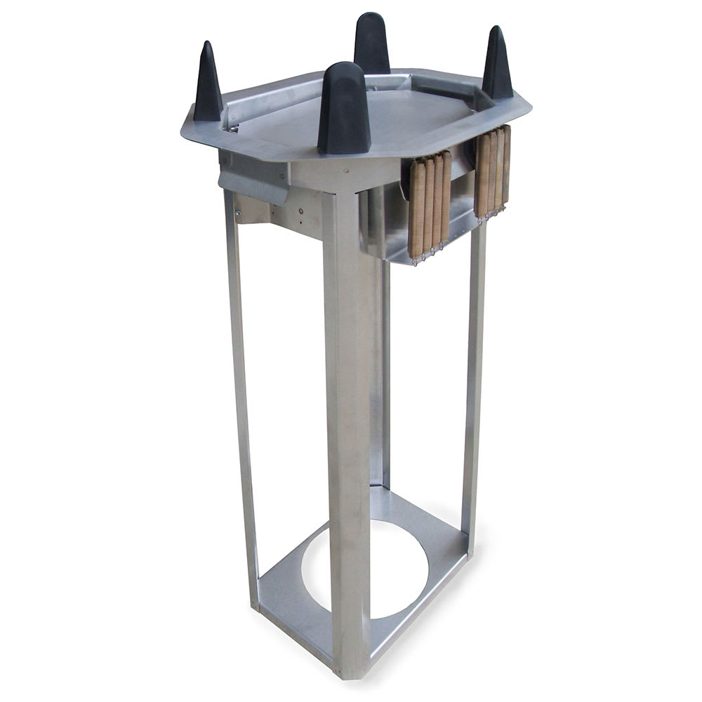 121-V4010 14 1/2" Drop In Dish Dispenser for Oval Platters, Stainless