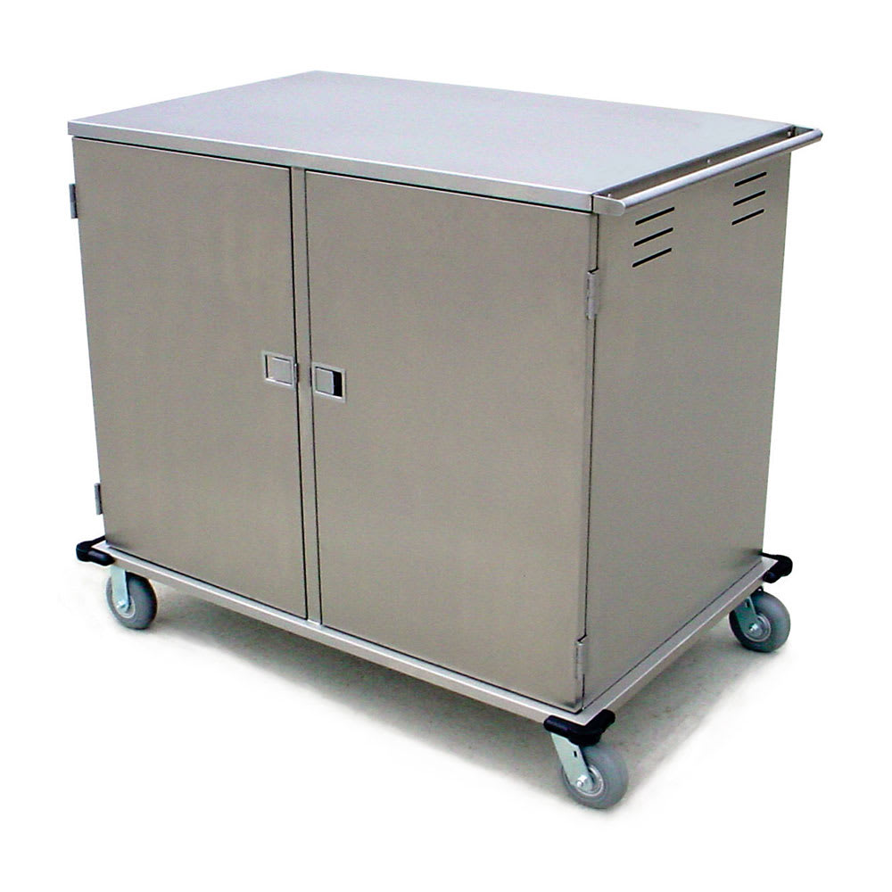 121-5628 2 Compartment Low Profile Enclosed Tray Truck for (28) 14 x 18" Trays