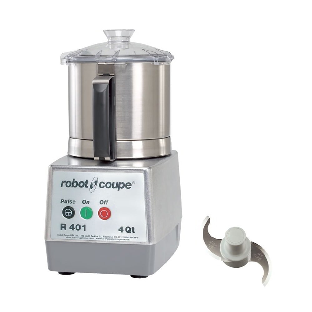 Robot Coupe R2UB 3 Qt. / 3 Liter Stainless Steel Batch Bowl Food Processor  - 1 hp