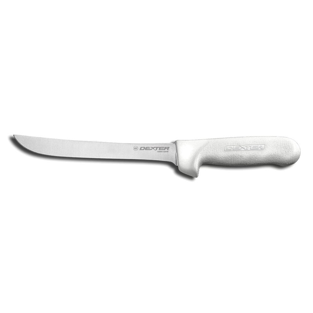 Dexter Russell 114H-7 SANI-SAFE® 7 1/2" Stiff Heading Knife w/ Polypropylene Handle, Carbon Steel