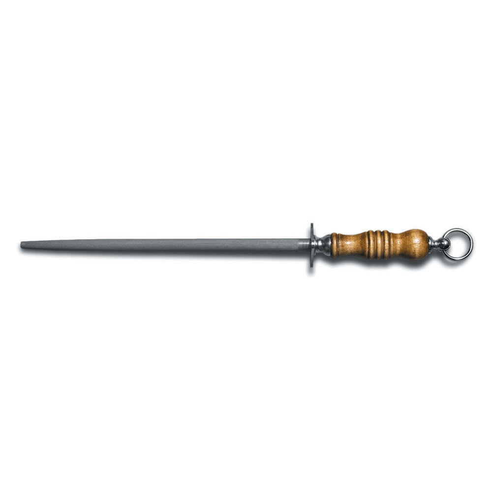 135-07231 14" Butcher Steel w/ Hardwood Handle, Carbon Steel
