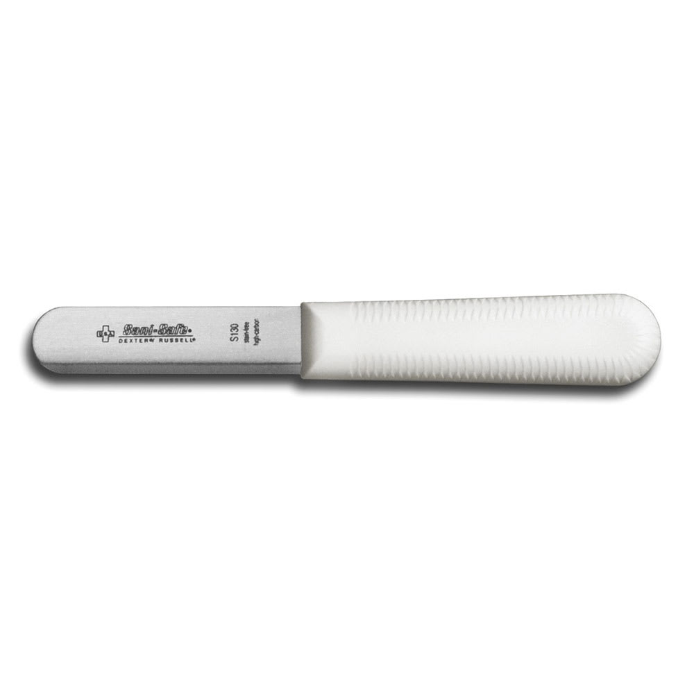 Dexter Russell S130 SANI-SAFE® 2 1/2" Poultry Pinner w/ Polypropylene White Handle, Carbon Steel