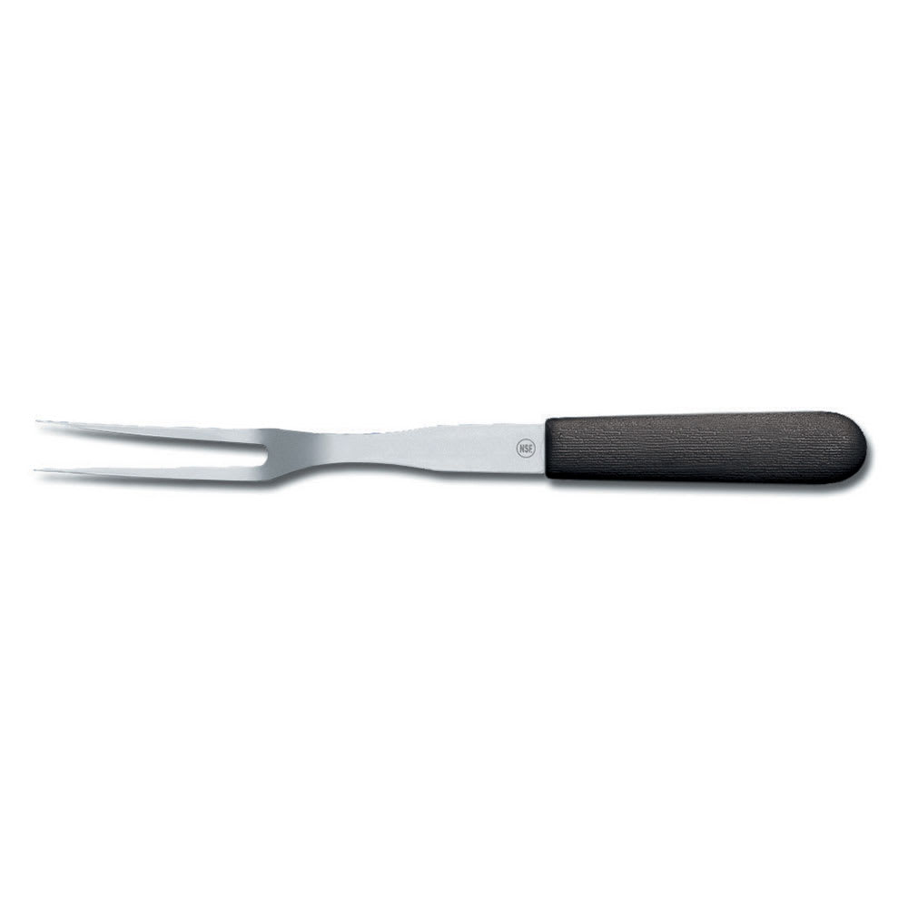 Dexter Russell V205PCP 13" Cook's Fork w/ Soft Rubber Handle, Carbon Steel