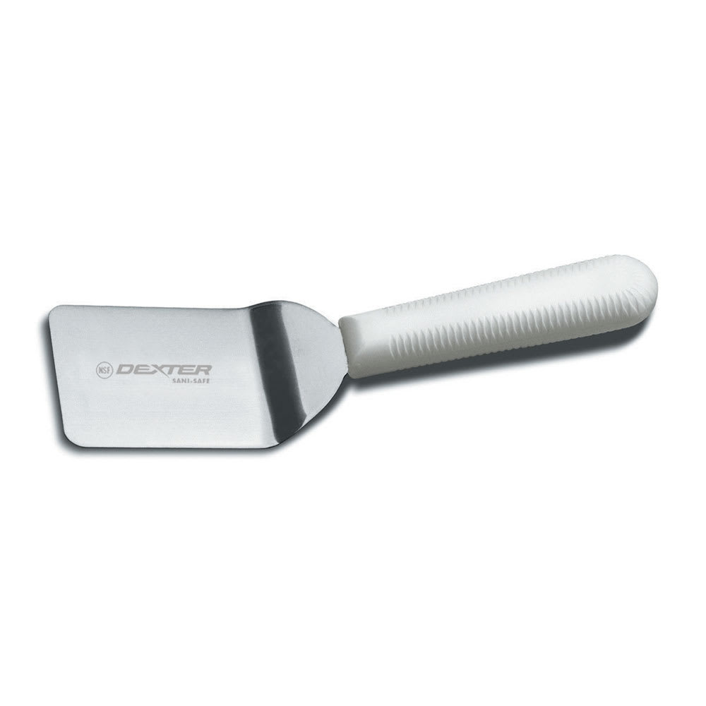 135-19663 SANI-SAFE® 2 1/2" Mini Turner w/ Polypropylene White Handle, Stainless Steel
