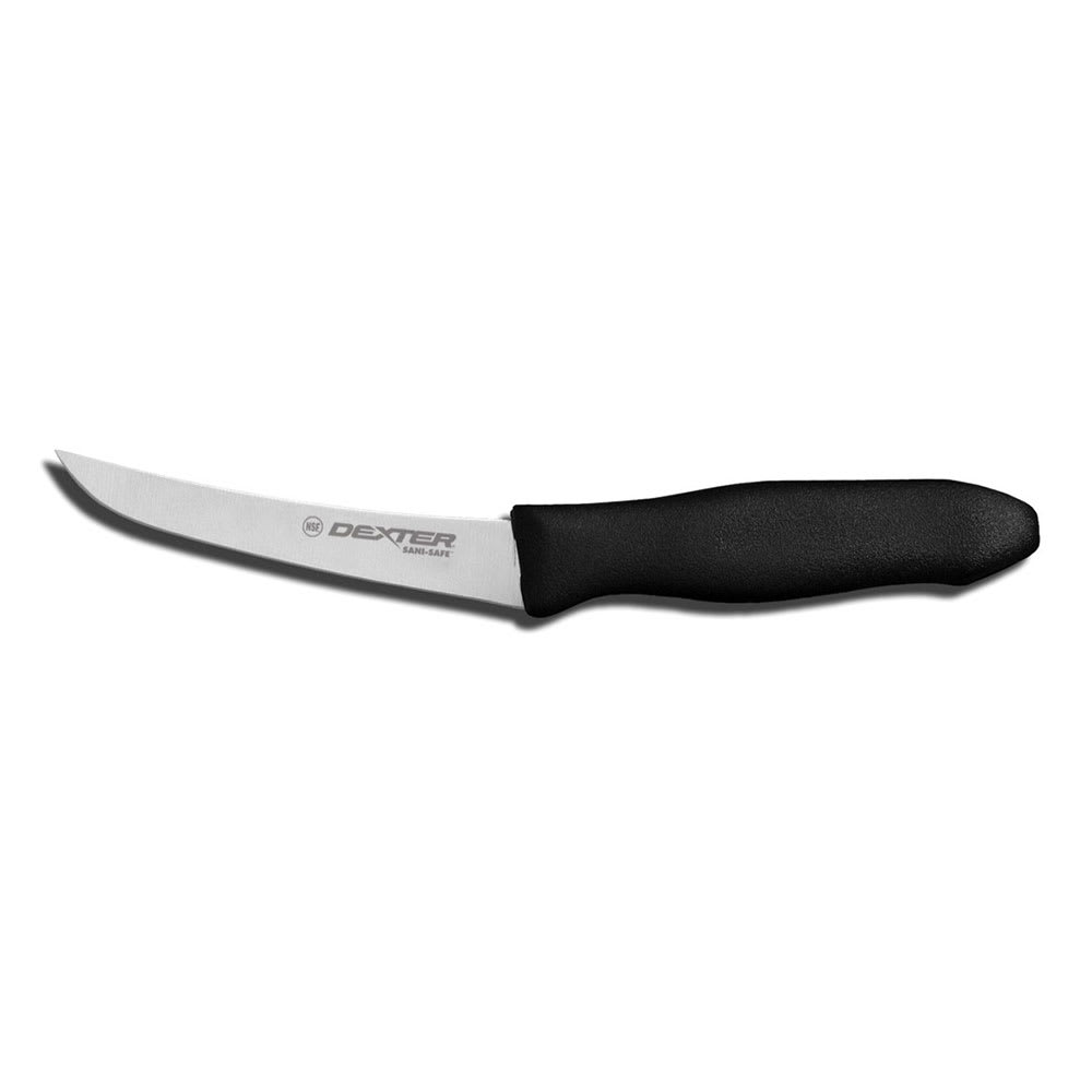 135-26043 SANI-SAFE® 6" Boning Knife w/ Polypropylene Black Handle, Carbon Steel