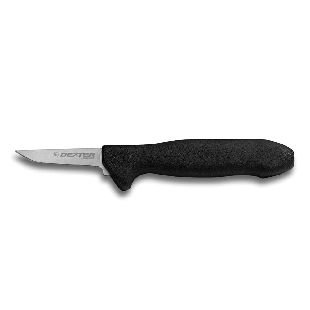 Dexter Russell STP151HG 2 1/2" Sani Safe® Trimming Knife w/ Polypropylene Black Handle, Carbon Steel